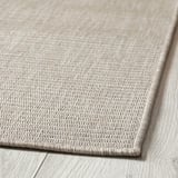 LUFTFARTYG Tappeto tessitura piatta int/est, beige/a righe, 200x300 cm