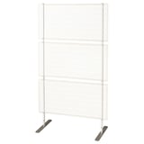 LUNGÖN Paravento, bianco sporco interno/da esterno, 140x80x40 cm