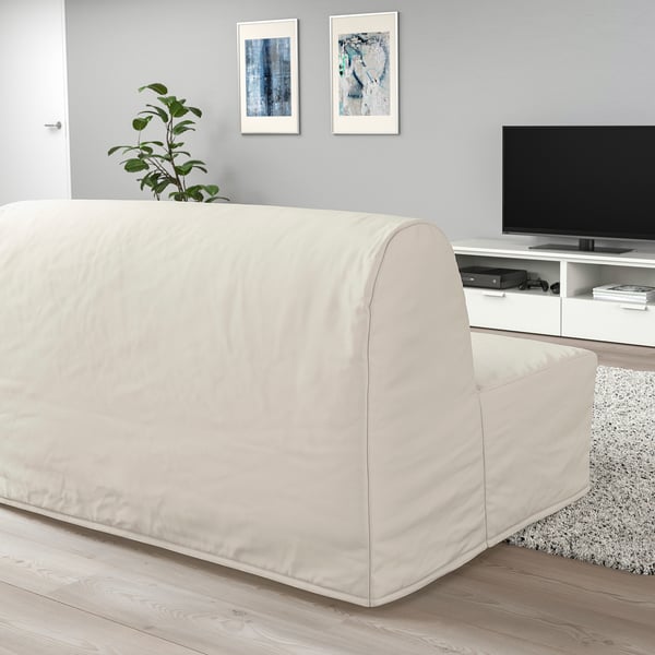 LYCKSELE LÖVÅS Divano letto a 2 posti, Ransta naturale