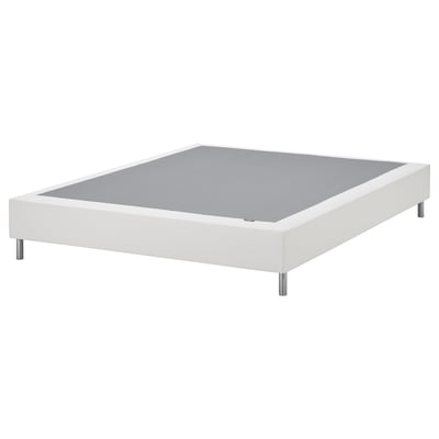 LYNGÖR Base a molle per materasso/gambe, bianco, 180x200 cm