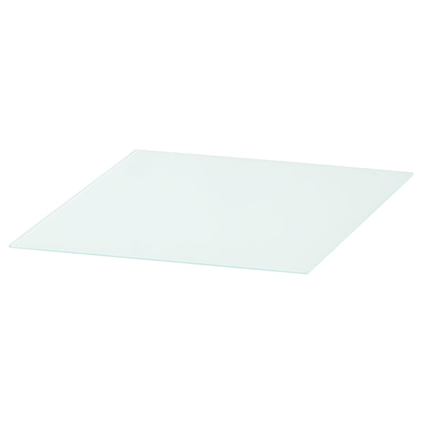 MALM Piano in vetro, bianco, 40x48 cm