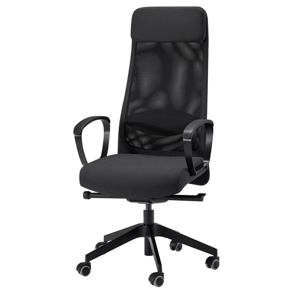 MARKUS Sedia da ufficio, Vissle grigio scuro, Small