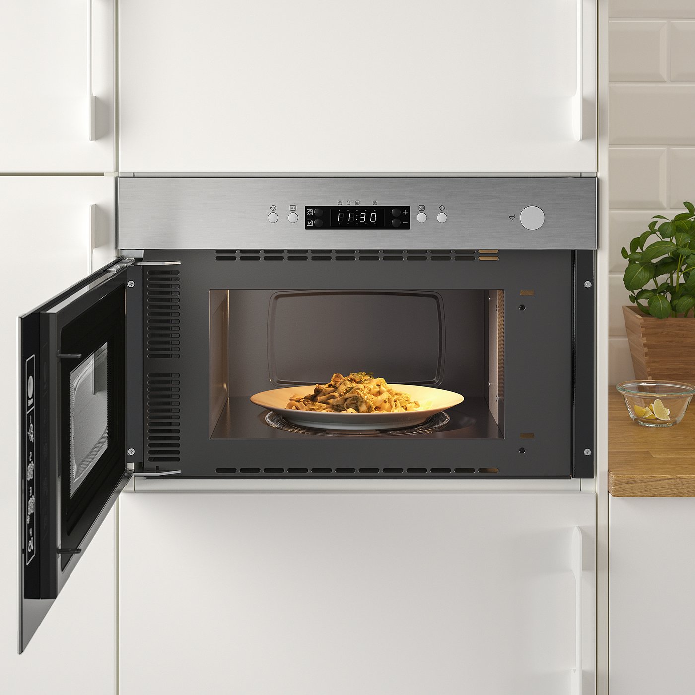 MATÄLSKARE Forno a microonde, color acciaio inox - IKEA Svizzera