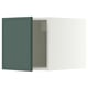 METOD Elemento top, bianco/Aspudden grigio scuro-verde, 40x40 cm