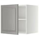 METOD Elemento top per frigo/congelatore, bianco/Bodbyn grigio, 60x60 cm