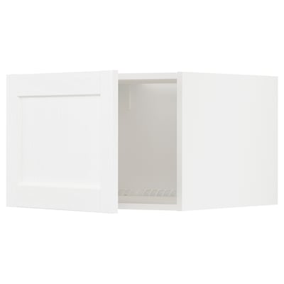 METOD Elemento top per frigo/congelatore, bianco Enköping/bianco effetto legno, 60x40 cm