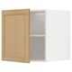 METOD Elemento top per frigo/congelatore, bianco/Forsbacka rovere, 60x60 cm