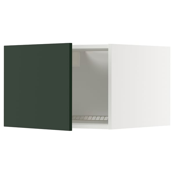 METOD Elemento top per frigo/congelatore, bianco/Havstorp verde intenso, 60x40 cm