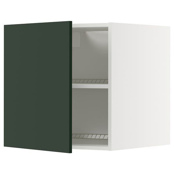 METOD Elemento top per frigo/congelatore, bianco/Havstorp verde intenso, 60x60 cm