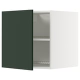 METOD Elemento top per frigo/congelatore, bianco/Havstorp verde intenso, 60x60 cm