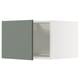 METOD Elemento top per frigo/congelatore, bianco/Nickebo grigio-verde opaco, 60x40 cm