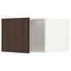 METOD Elemento top per frigo/congelatore, bianco/Sinarp marrone, 60x40 cm