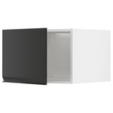 METOD Elemento top per frigo/congelatore, bianco/Upplöv antracite opaco, 60x40 cm