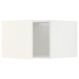 METOD Elemento top per frigo/congelatore, bianco/Vallstena bianco, 60x40 cm