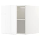 METOD Elemento top per frigo/congelatore, bianco/Voxtorp lucido/bianco, 60x60 cm