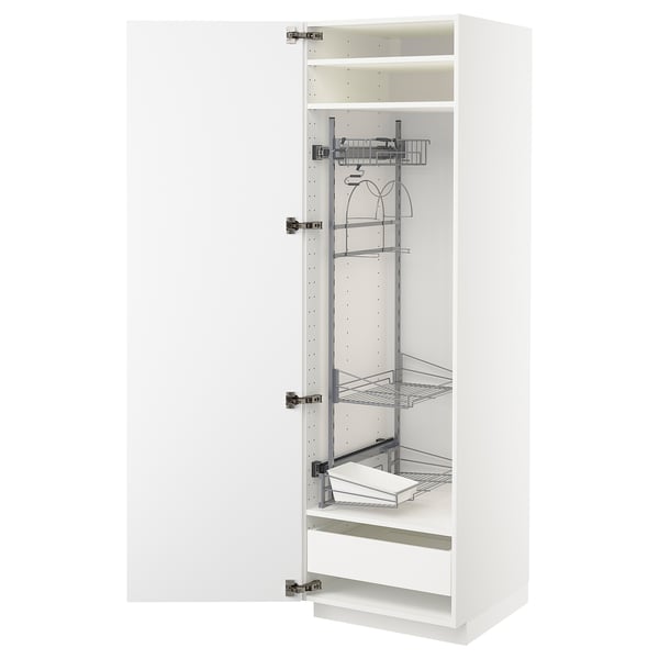 Mobile Alto Con Accessori Pulizia Metod Maximera Bianco Kungsbacka Bianco Opaco