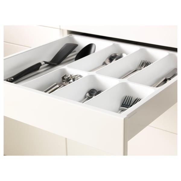 METOD / MAXIMERA Mob 3front/2casset bas/1med/1alt, bianco/Veddinge bianco, 60x60 cm