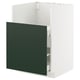 METOD / MAXIMERA Mob base lavello TALLSJÖN, bianco/Havstorp verde intenso, 60x60 cm