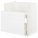 METOD / MAXIMERA Mob base lavello TALLSJÖN, bianco/Ringhult bianco, 80x60 cm