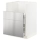 METOD / MAXIMERA Mob base lavello TALLSJÖN, bianco/Vårsta inox, 60x60 cm