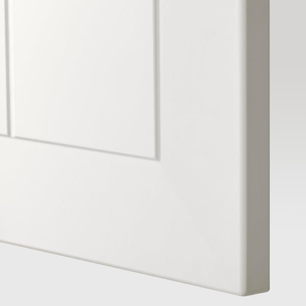 METOD / MAXIMERA Mobile alt micro com/anta/3cassetti, bianco/Stensund bianco, 60x60x220 cm