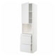 METOD / MAXIMERA Mobile alt micro com/anta/3cassetti, bianco/Stensund bianco, 60x60x240 cm