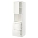 METOD / MAXIMERA Mobile alt micro com/anta/3cassetti, bianco/Veddinge bianco, 60x60x220 cm
