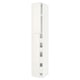METOD / MAXIMERA Mobile alto con 2 ante/4 cassetti, bianco/Veddinge bianco, 40x60x240 cm