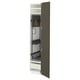 METOD / MAXIMERA Mobile alto con accessori pulizia, bianco/Havstorp marrone-beige, 40x60x200 cm