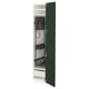 METOD / MAXIMERA Mobile alto con accessori pulizia, bianco/Havstorp verde intenso, 40x60x200 cm