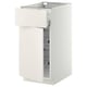 METOD / MAXIMERA Mobile base, cestello/cassetto/anta, bianco/Veddinge bianco, 40x60 cm