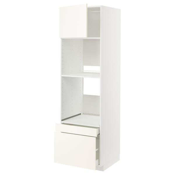 METOD / MAXIMERA Mobile alto con accessori pulizia, bianco, Veddinge  bianco, 60x60x200 cm - IKEA Italia