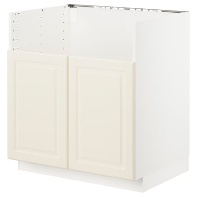 METOD Mob base lavello TALLSJÖN, bianco/Bodbyn bianco sporco, 80x60 cm