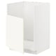 METOD Mob base lavello TALLSJÖN, bianco/Vallstena bianco, 60x60 cm