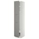 METOD Mobile alto con ripiani/cestello, bianco/Bodbyn grigio, 40x60x200 cm