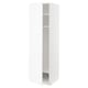 METOD Mobile alto con ripiani/cestello, bianco Enköping/bianco effetto legno, 60x60x200 cm