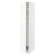 METOD Mobile alto con ripiani/cestello, bianco Enköping/bianco effetto legno, 40x60x200 cm