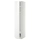 METOD Mobile alto con ripiani/cestello, bianco/Ringhult bianco, 40x60x200 cm