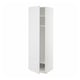 METOD Mobile alto con ripiani/cestello, bianco/Stensund bianco, 60x60x200 cm
