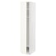 METOD Mobile alto con ripiani/cestello, bianco/Vallstena bianco, 40x60x200 cm