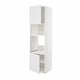 METOD Mobile alto elettrodomest incasso, bianco/Stensund bianco, 60x60x220 cm