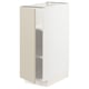 METOD Mobile base con ripiani, bianco/Havstorp beige, 30x60 cm