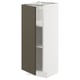 METOD Mobile base con ripiani, bianco/Havstorp marrone-beige, 30x37 cm