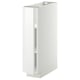 METOD Mobile base con ripiani, bianco/Ringhult bianco, 20x60 cm