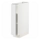 METOD Mobile base con ripiani, bianco/Stensund bianco, 20x60 cm