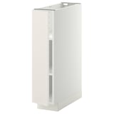 METOD Mobile base con ripiani, bianco/Veddinge bianco, 20x60 cm