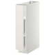 METOD Mobile base con ripiani, bianco/Veddinge bianco, 20x60 cm
