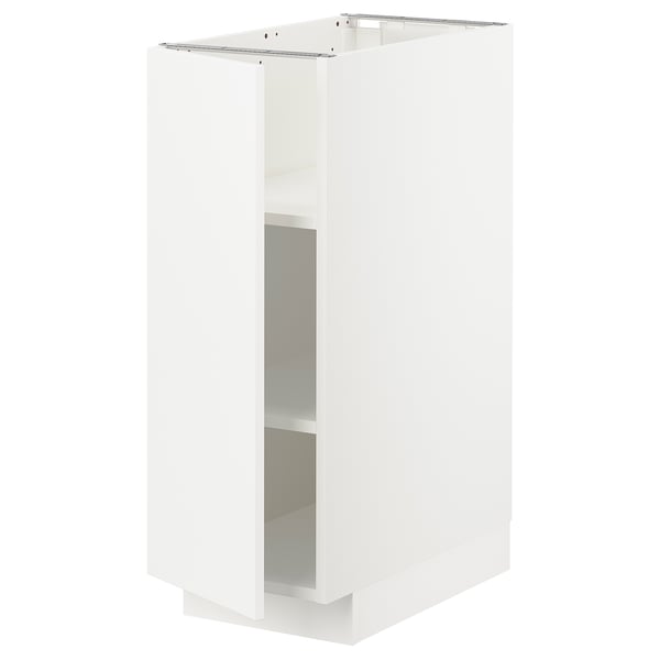 METOD Mobile base con ripiani, bianco/Veddinge bianco, 30x60 cm