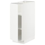 METOD Mobile base con ripiani, bianco/Veddinge bianco, 30x60 cm