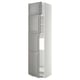 METOD Mobile frigo/3 ante, bianco/Bodbyn grigio, 60x60x240 cm